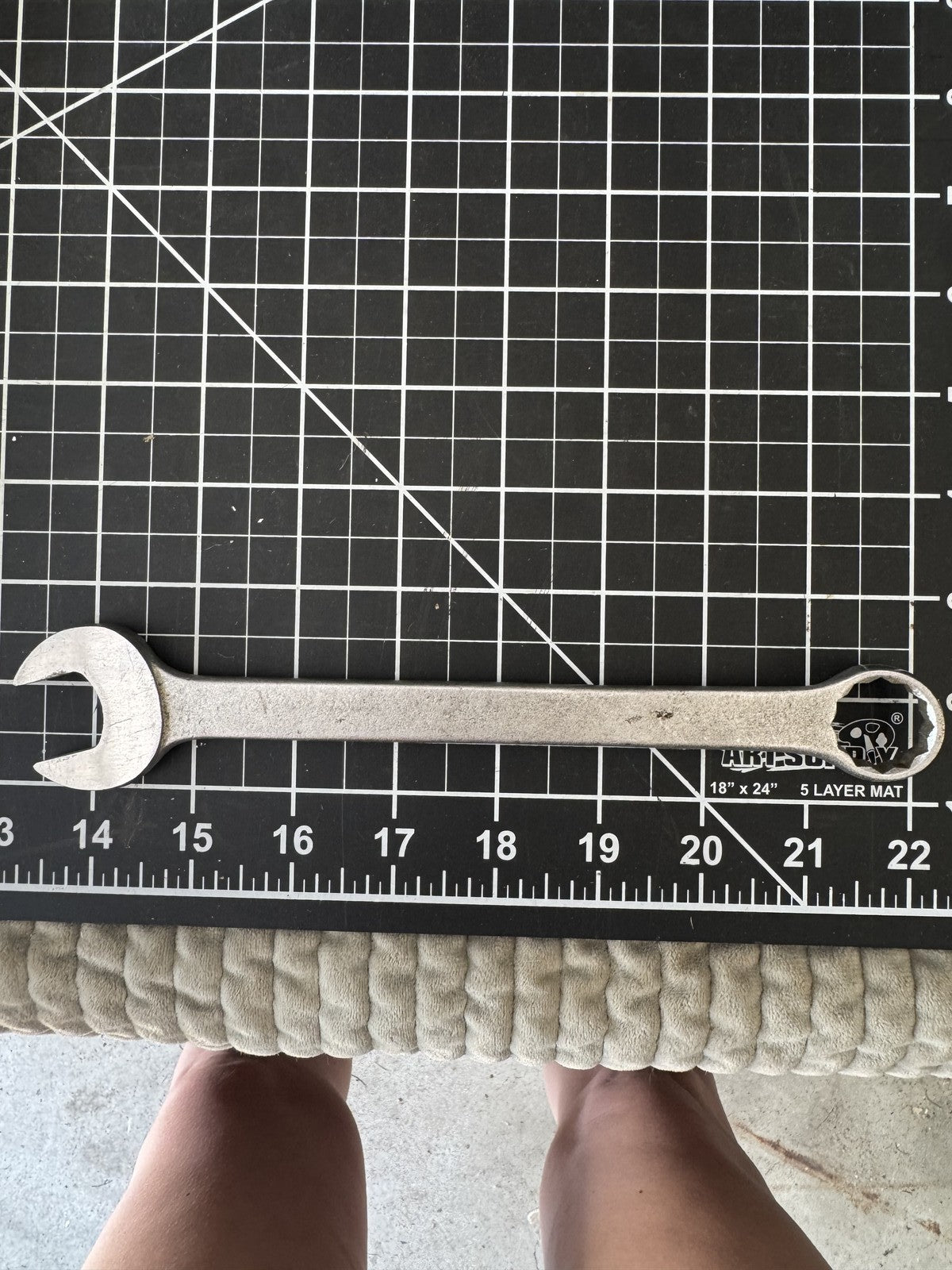 Vintage Fleet Tools No. 5524 3/4" Combination Wrench USA – 12 Point