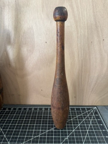 Vintage A.G. Spalding Wooden Juggling Pin – Solid Wood – 1 lb – 16” Tall