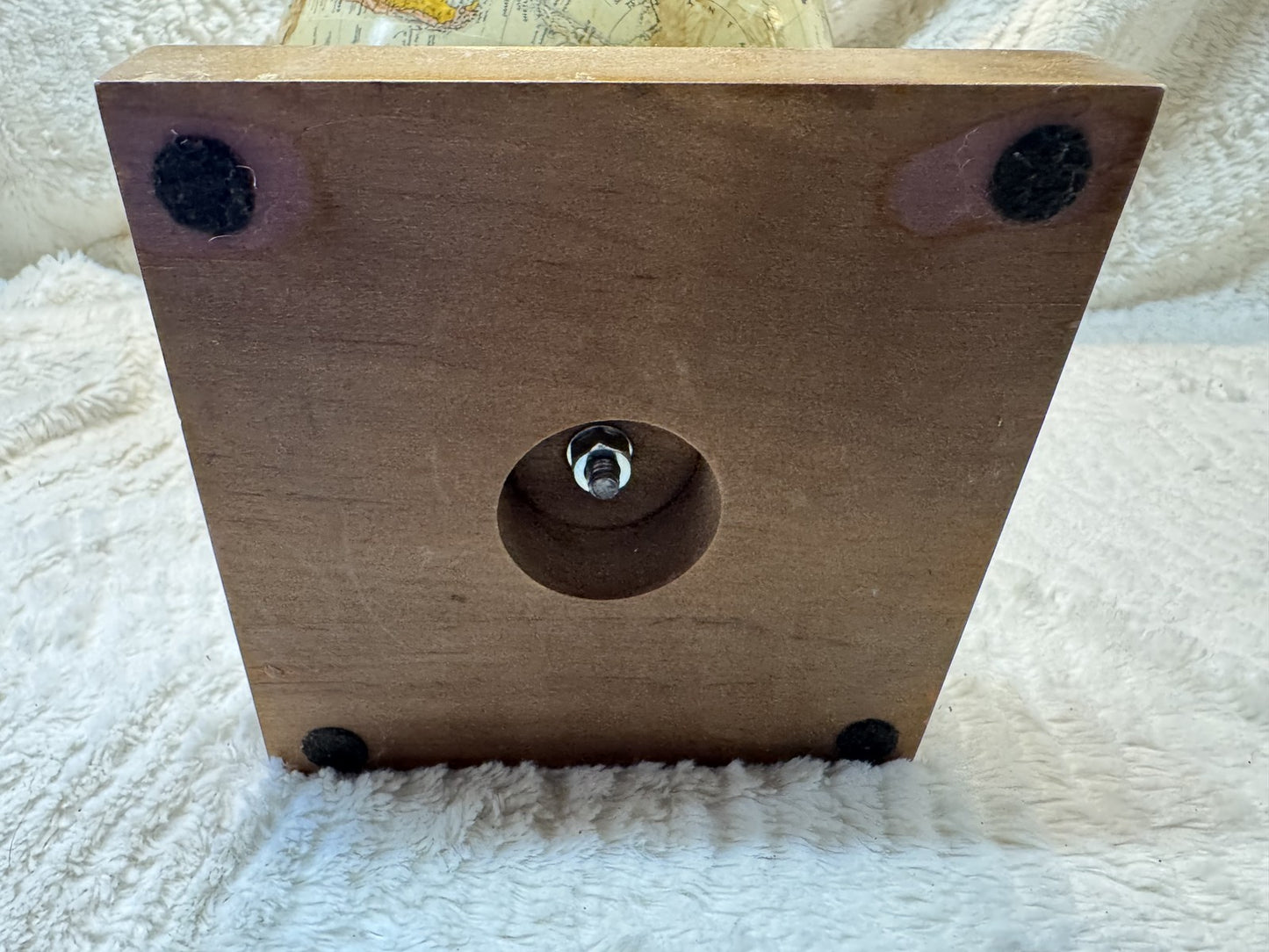 Replogle 9" World Classic Globe with Wood Base – Hygrometer, Thermometer