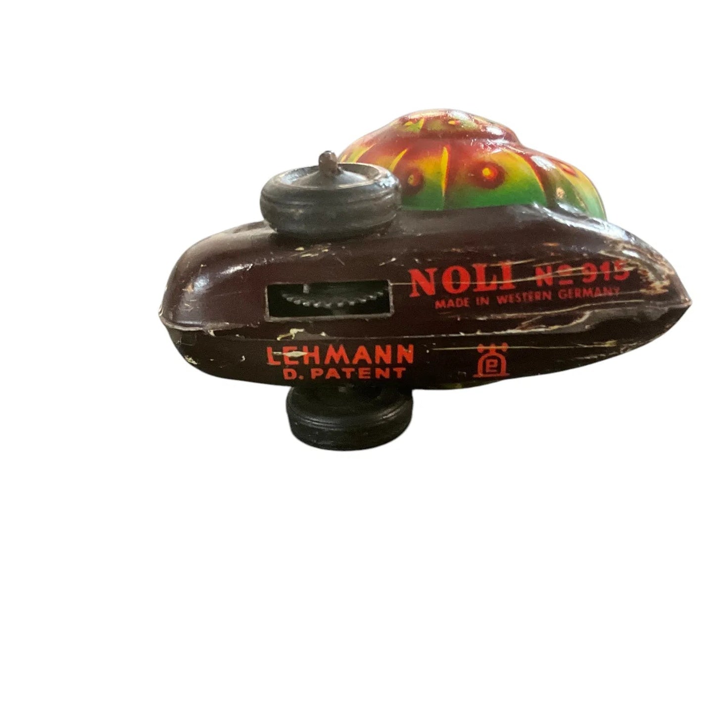 Vintage Friction Snail Lehmann NOLI No 915 Tin Toy Snail - West Germany