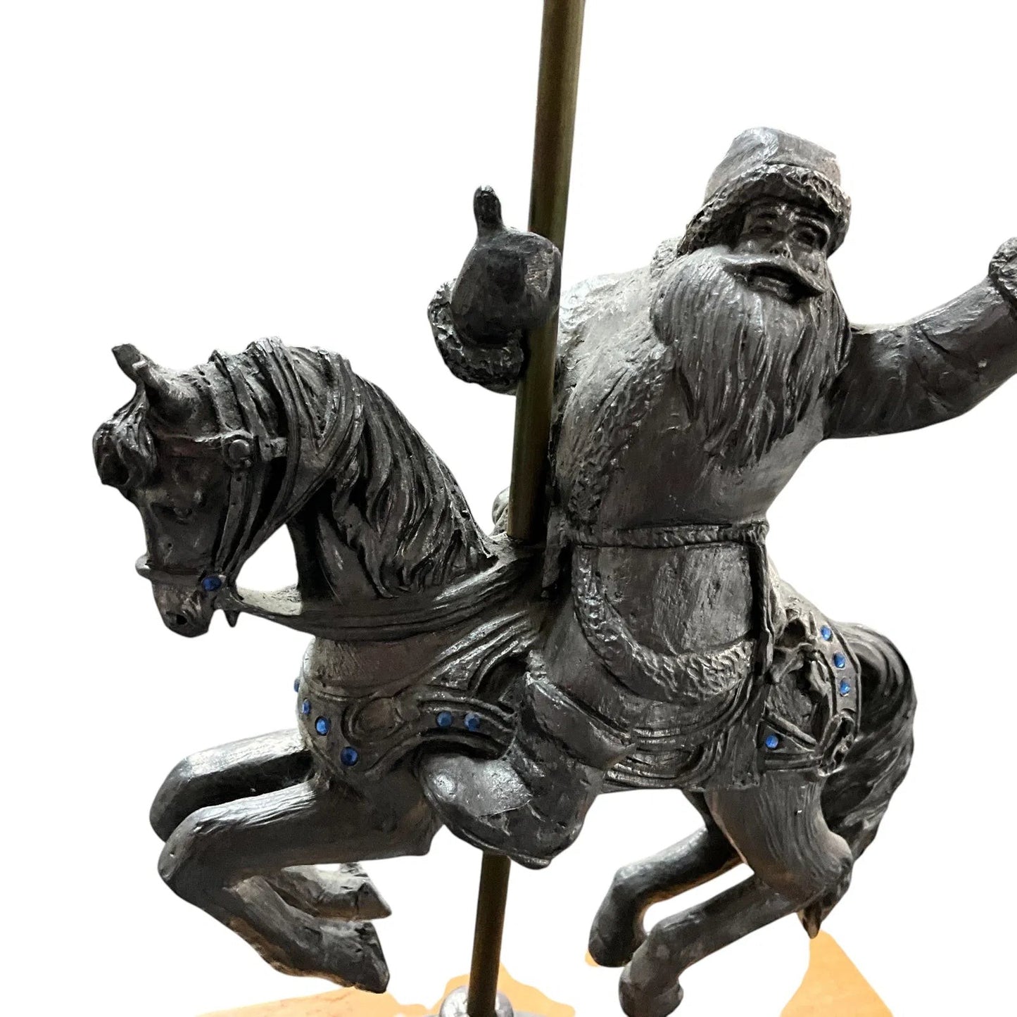 Michael Ricker Limited Edition 217 Christmas Pewter "A Christmas Ride."