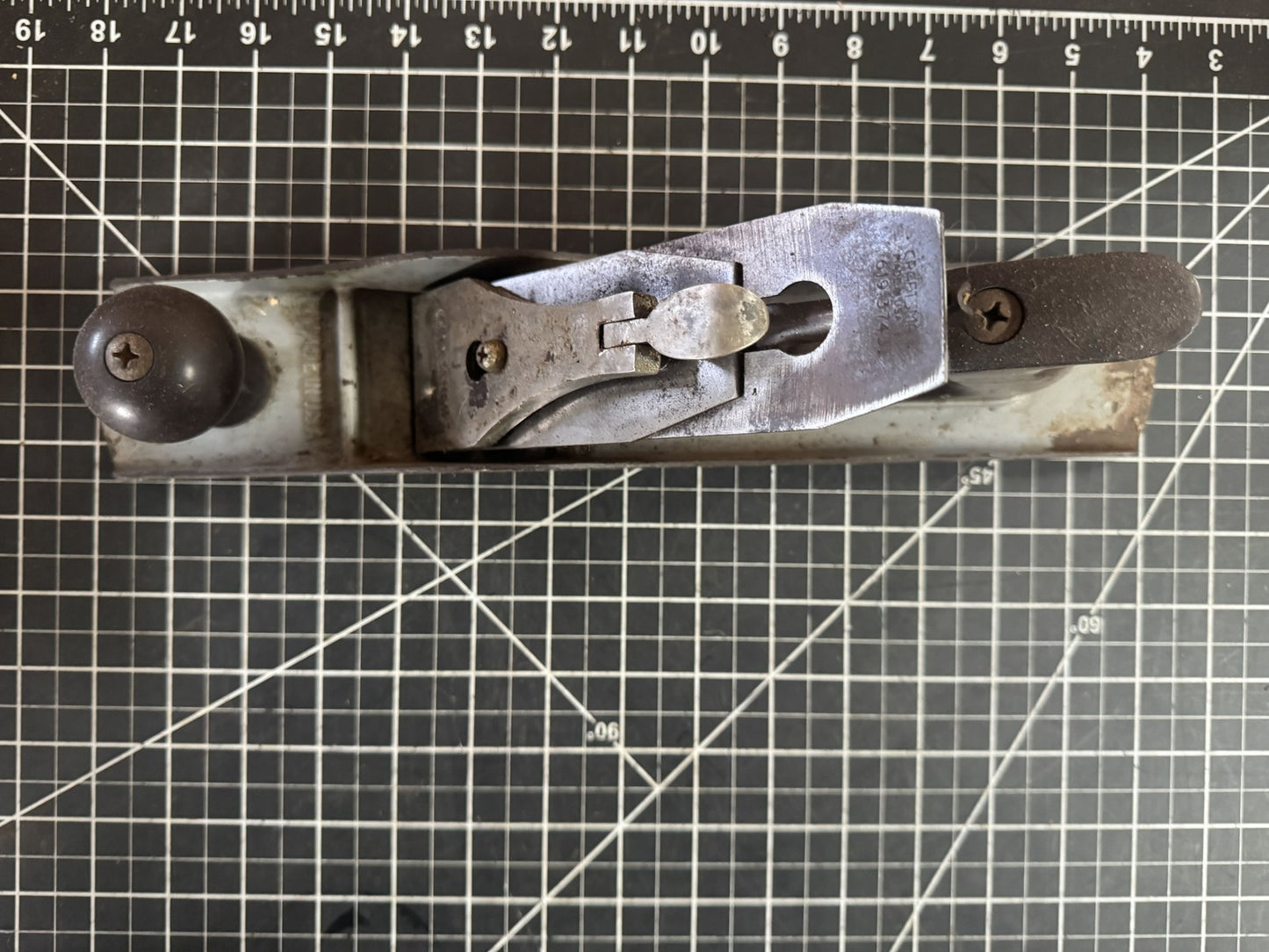 Vintage Craftsman Wood Jack Plane – 14” Smooth Bottom Planer – Made in USA