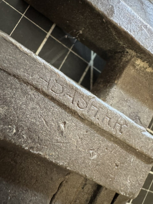 Vintage 16” Adjustable Wrench – Marked “Wabash R.R.” – Solid Metal Handle