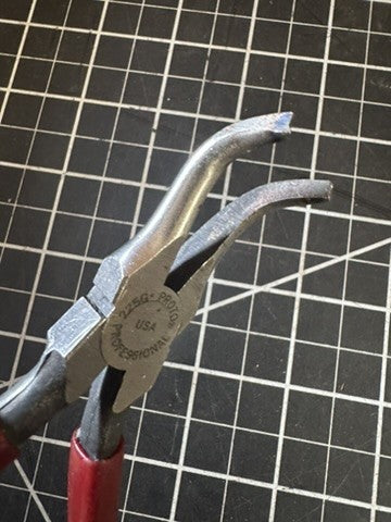 PROTO Professional 225G Bent Needle Nose Pliers – 6-5/16” – Serrated Jaws USA