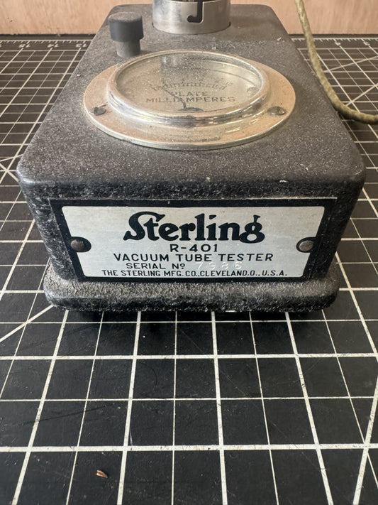 Sterling R-401 Home Tube Tester – Vintage Electronics – Untested