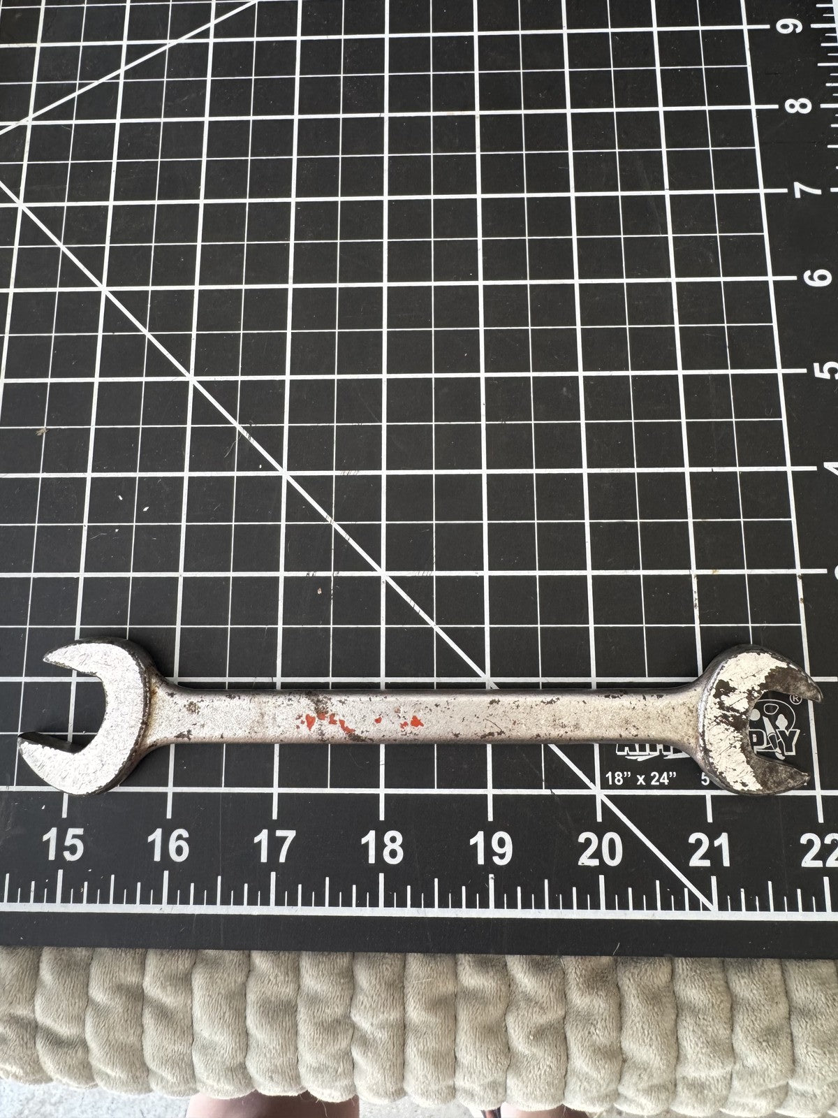 Vintage ACTION 3019A Open End Wrench – 11/16" & 19/32" – Quality USA Tool