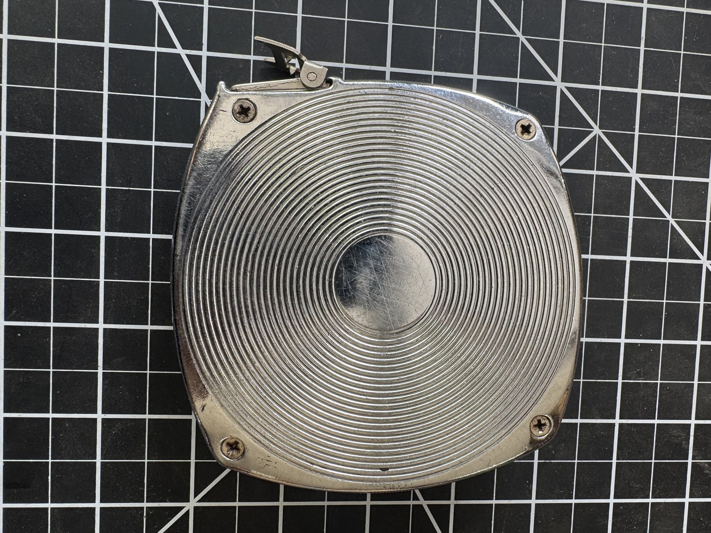 Vintage Evans 50 Ft Steel Tape Measure No. 505 – White Coated, Made in USA