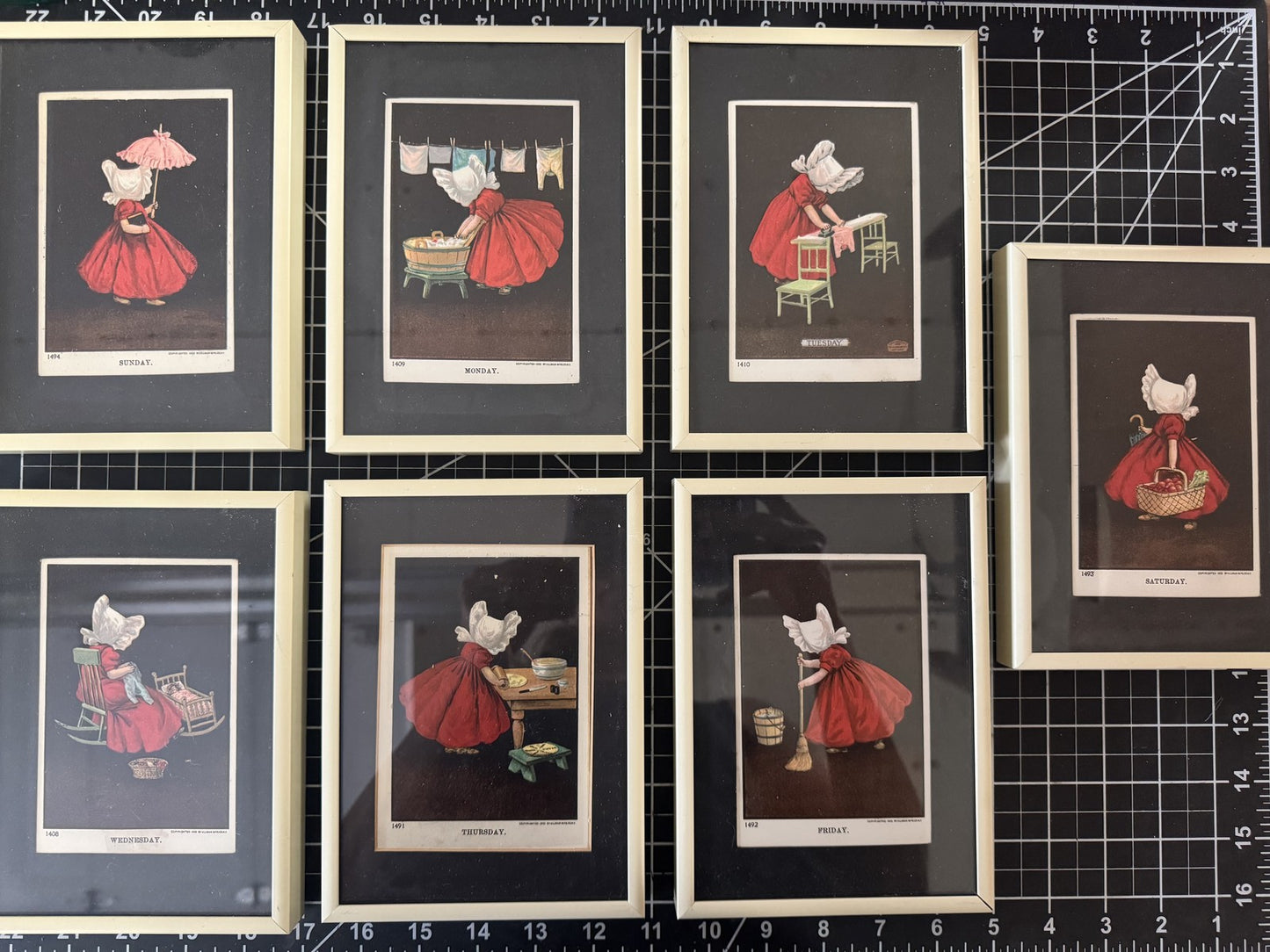 1905 Mulberry Bush Rhyme “This is the Way” Lot – Mugs, Prints & Postcards