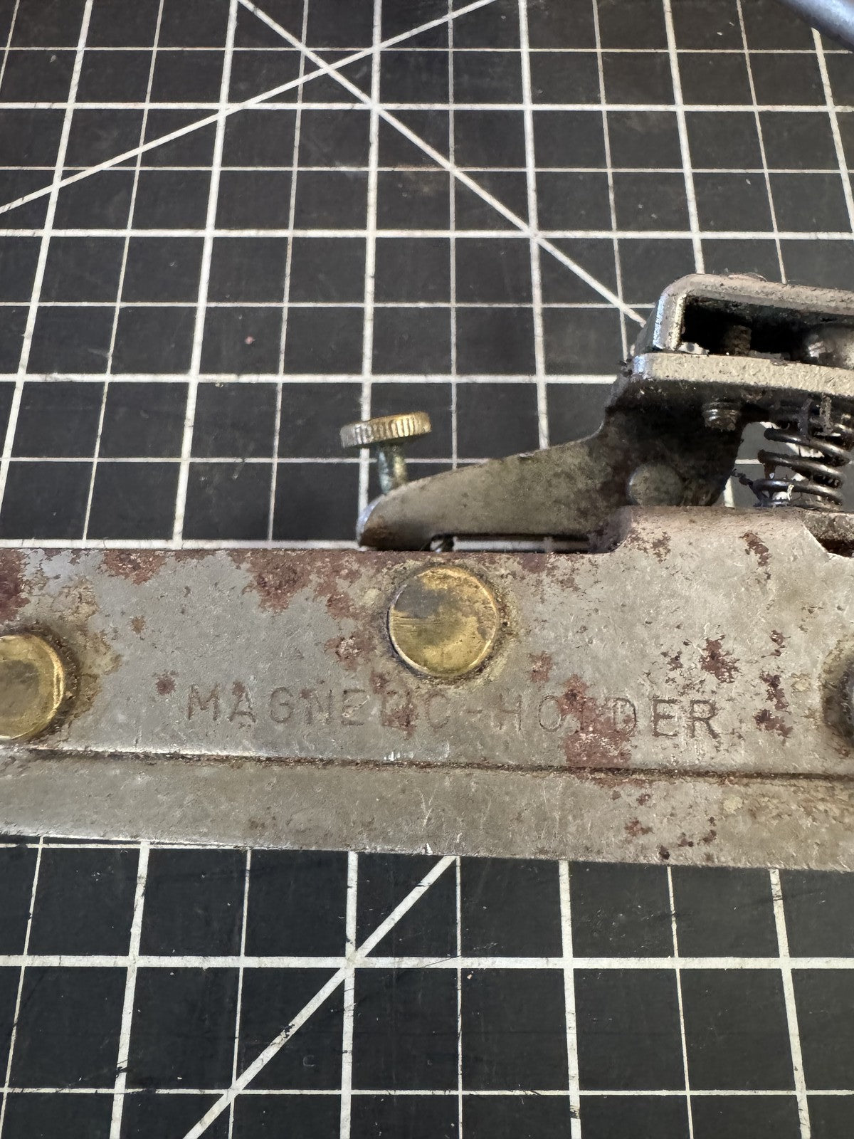 Vintage Craftsman Magnetic Dial Indicator Tool Holder No. 3872 – USA Made