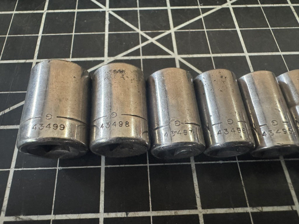 Vintage Craftsman G-Series Socket Set – SAE & Metric – 28pc – USA