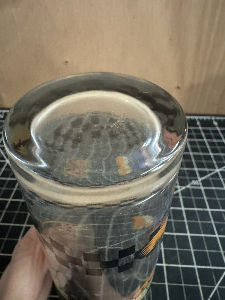 Vintage 1978 Garfield’s Café “Burgers & Fries” Tall Drinking Glass – No Damage