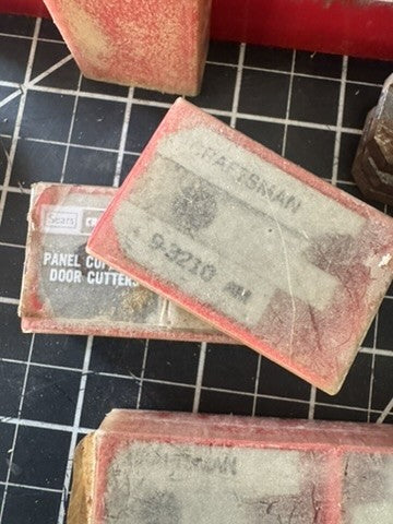 Vintage Craftsman Bench & Radial Saw Molding Set Shaper Head w/ Cutters