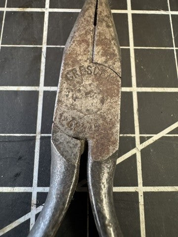Lot of 2 Vintage Crescent Tools – 5" Mini Pliers & 7” End Nipper – USA