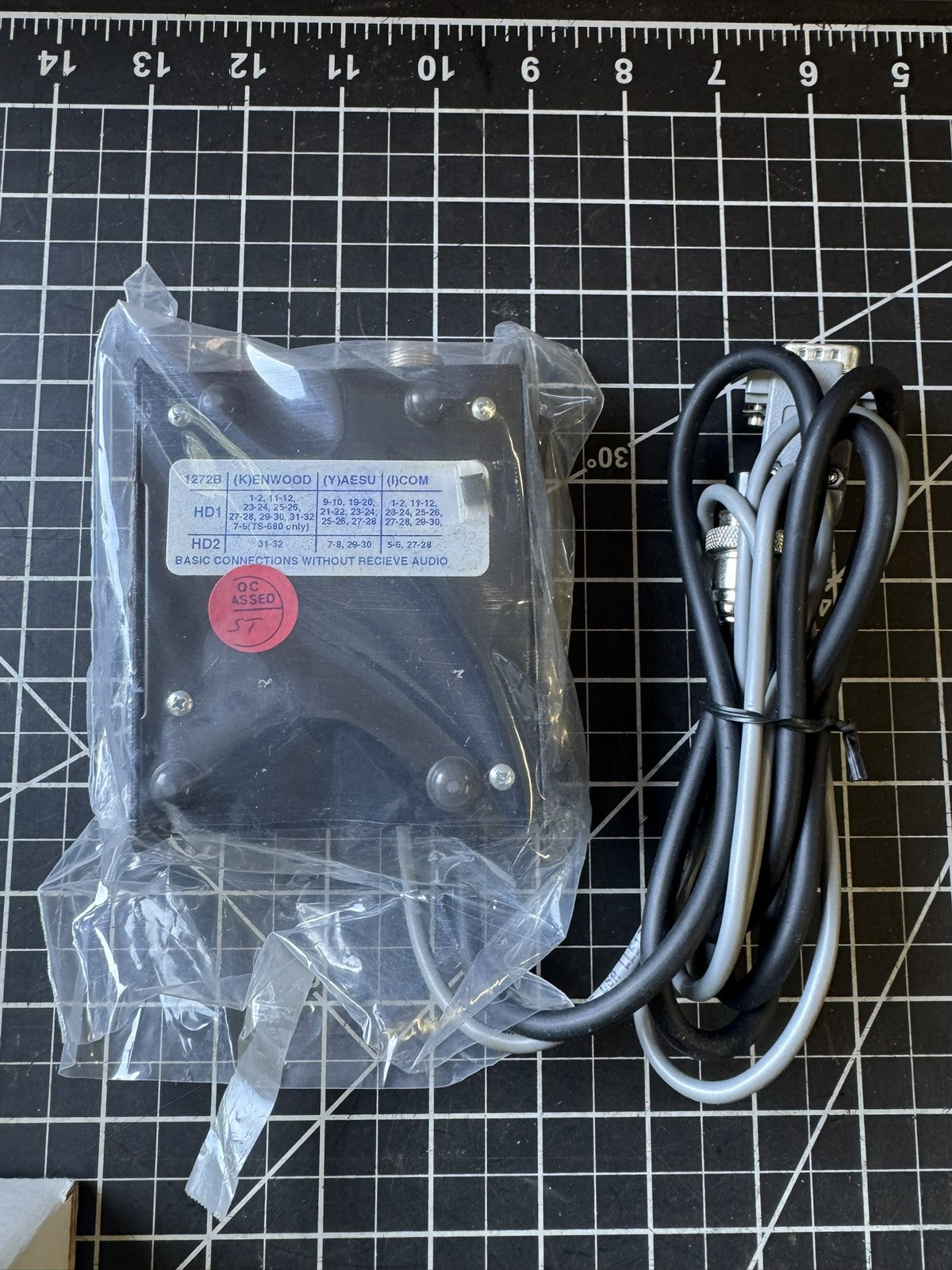 MFJ-1273BYV TNC/MIC Interface Switch – For KAM VHF Port – Old Stock, New in Box
