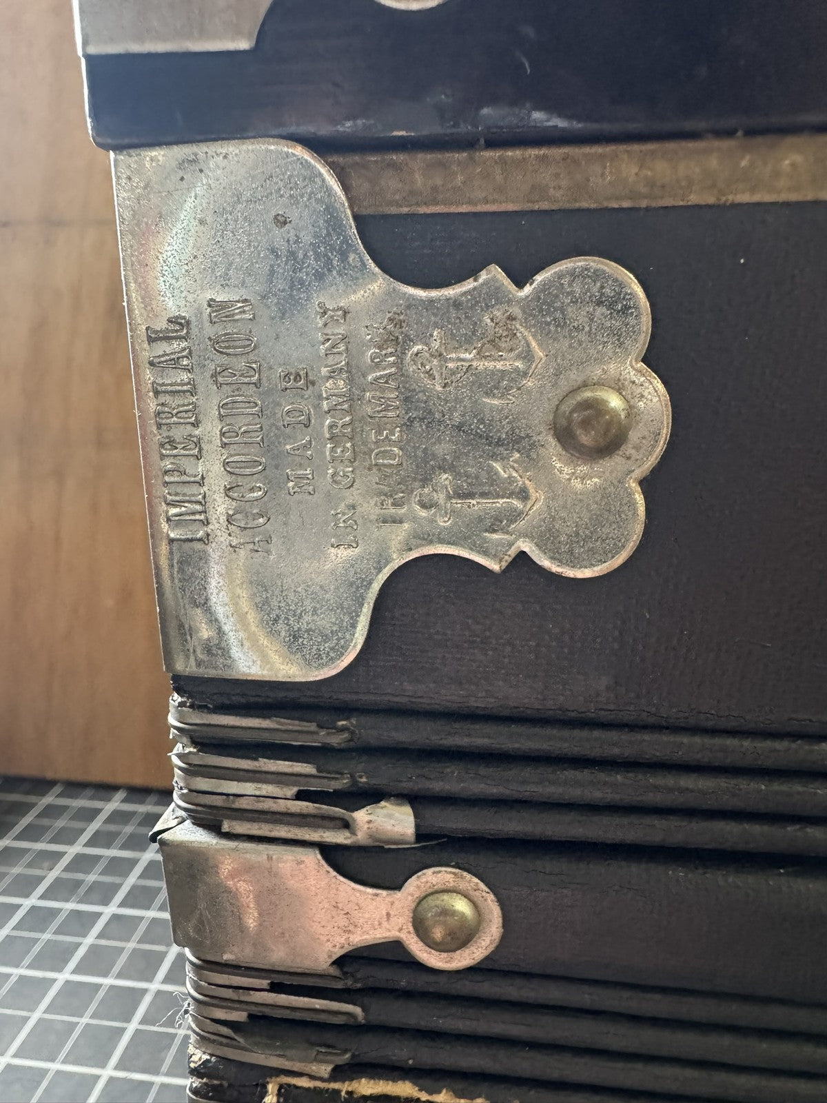 Antique Imperial Accordion – Vox Humana – Pat. 1890 – Germany