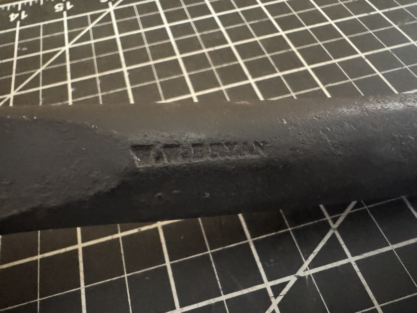 Vintage Cooper’s Knife / Chamfer Knife – Marked “W.W. Bryan” – 15” – Wood Handle