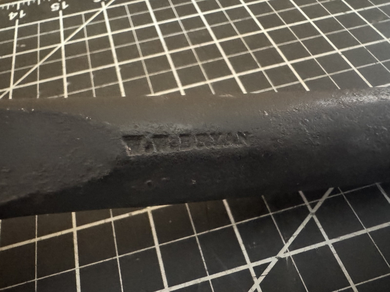 Vintage Cooper’s Knife / Chamfer Knife – Marked “W.W. Bryan” – 15” – Wood Handle