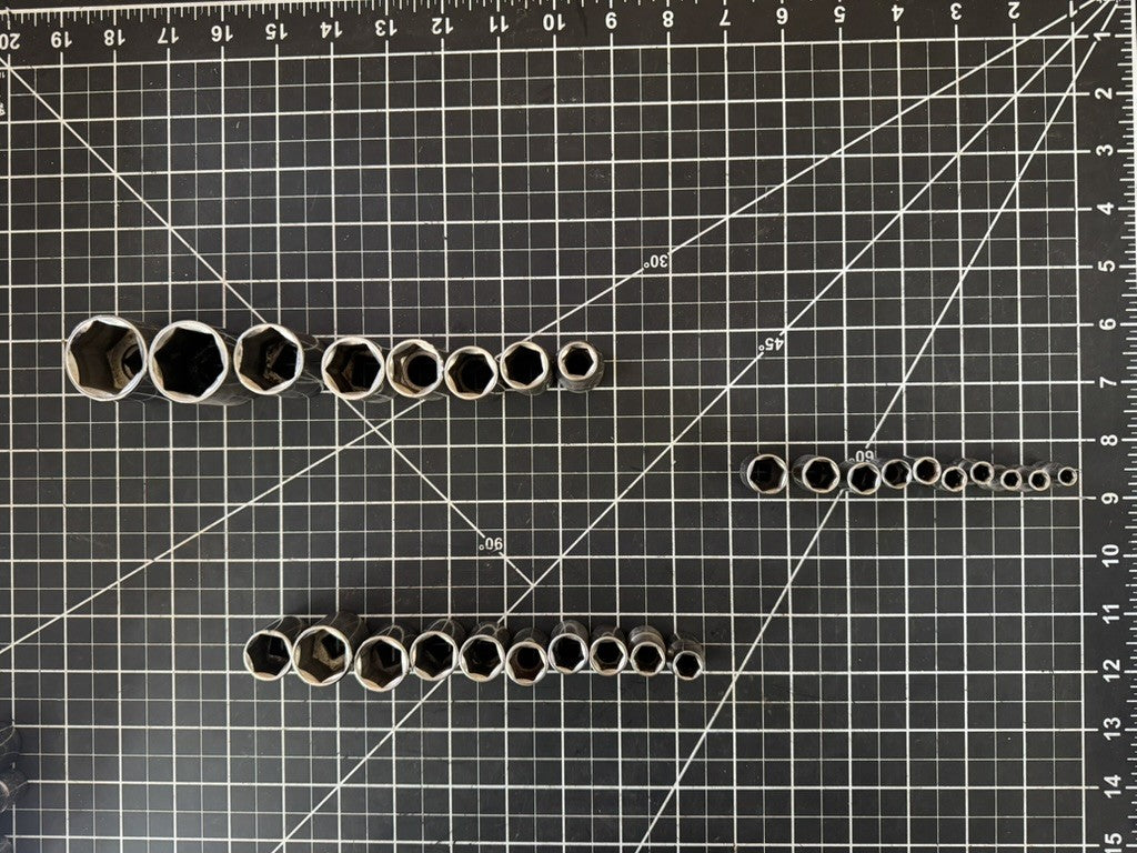 Vintage Craftsman G-Series Socket Set – SAE & Metric – 28pc – USA