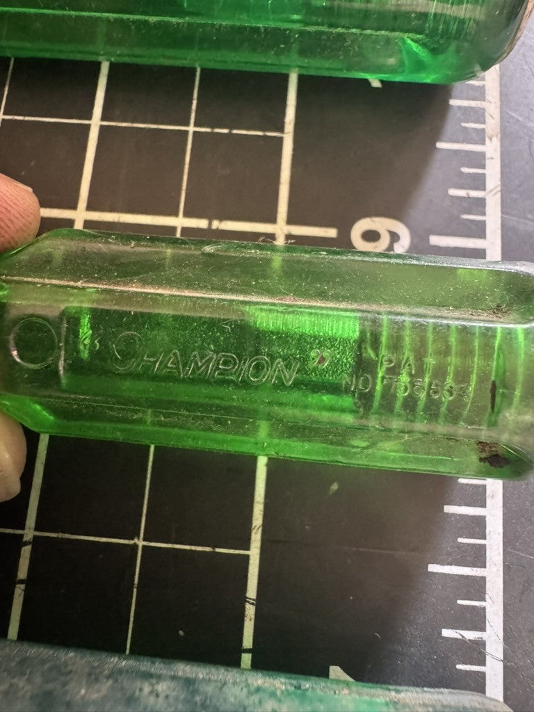 Lot of 6 Vintage Green Handle Screwdrivers – Mixed Brands – M. Klein & Son