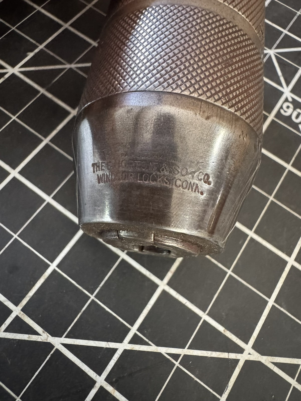 Vintage E. Horton & Son Co. Drill Chuck – Pat. Aug 17, 1915 – USA