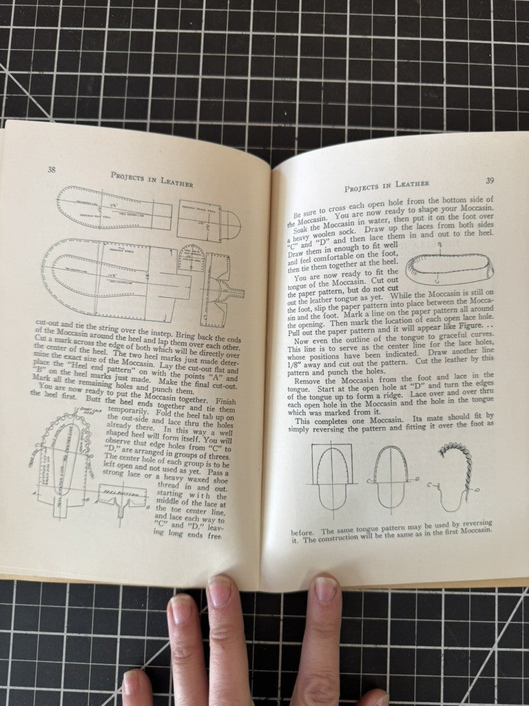 Projects in Leather – Boy Scouts of America Service Library No. 3537 – May 1939