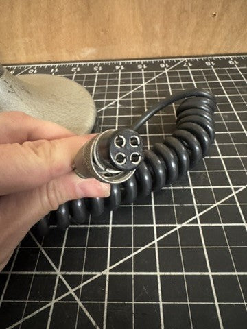 Vintage Astatic D-104 “Lollipop” Microphone w/ T-UG8 Stand – 1940s HAM/CB