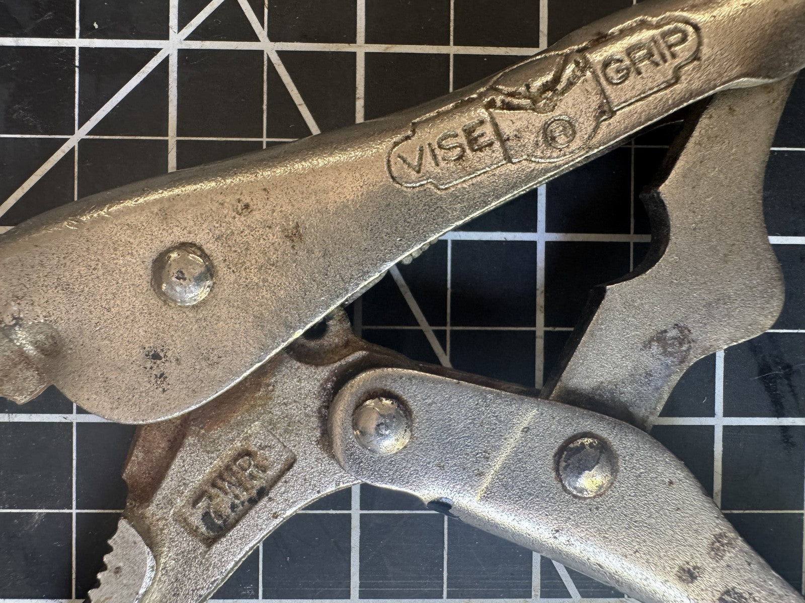 Lot of 2 Vintage Petersen Vise-Grip Locking Pliers 7WR & 10WR – USA Made