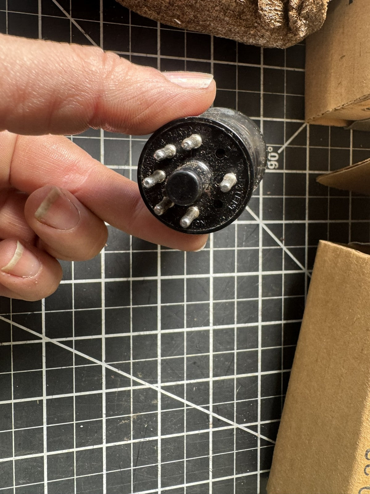 Matched Pair JAN 0C3 Radio Tubes – RCA & Sylvania –USA – 1952