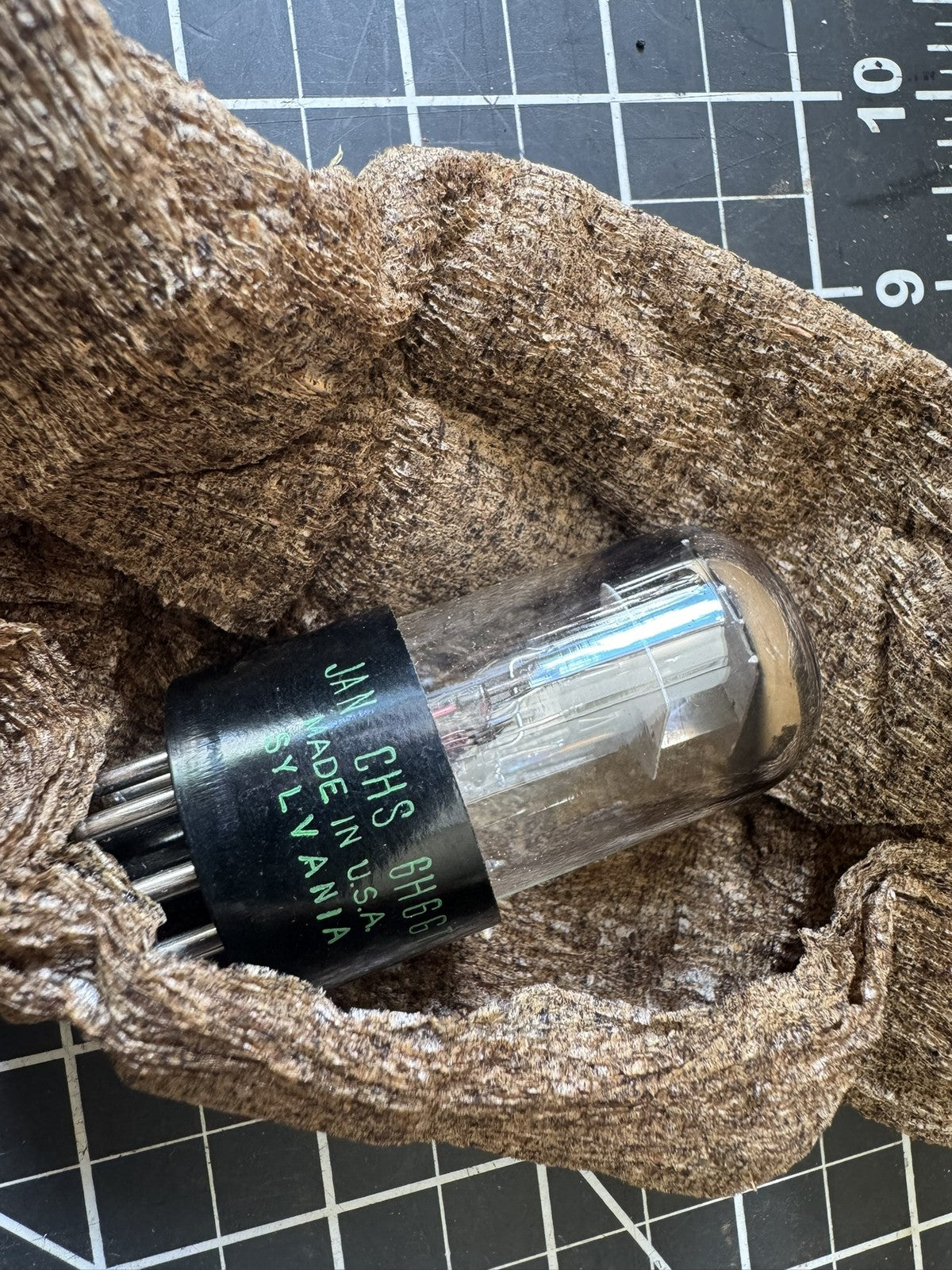 Matched Pair JAN CHS 3H67GT Radio Tubes – Sylvania – NOBSR 52696 – 1952 – USA