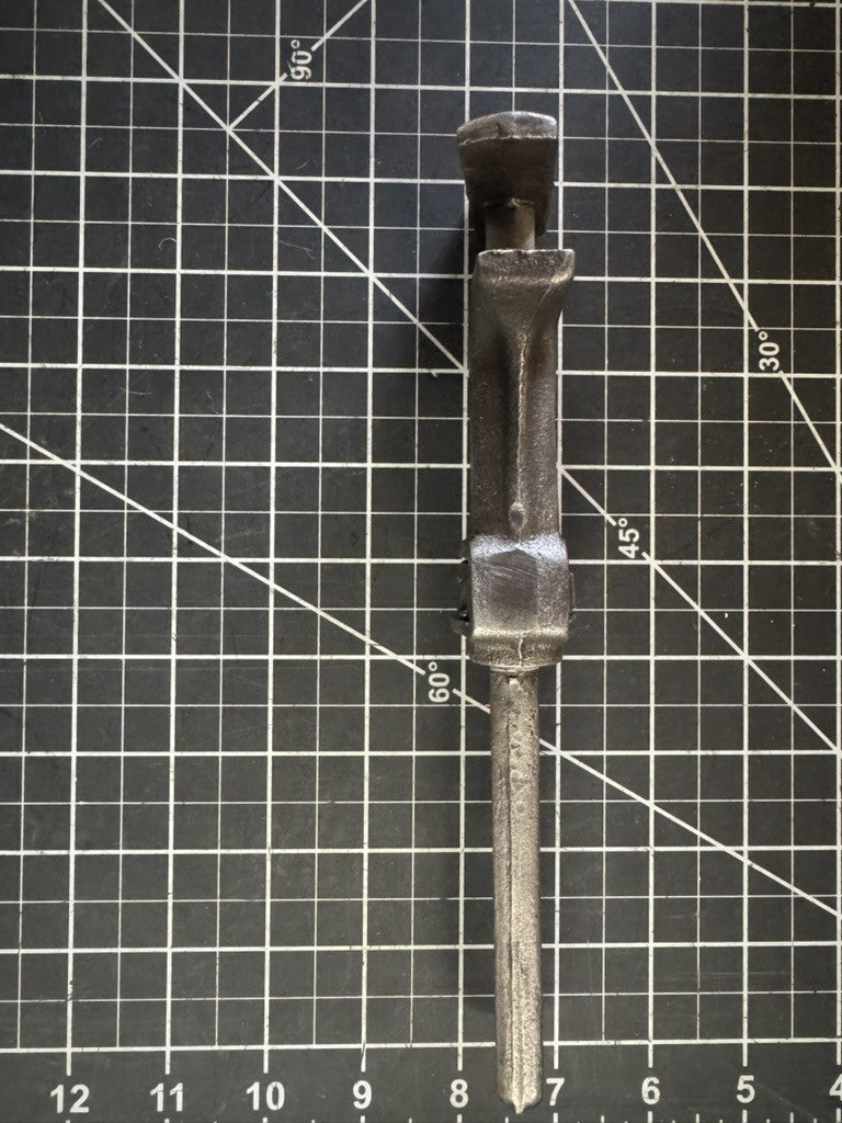 Antique International Harvester IHC 5E Adjustable Wrench – 9” – Sept 7, 1897