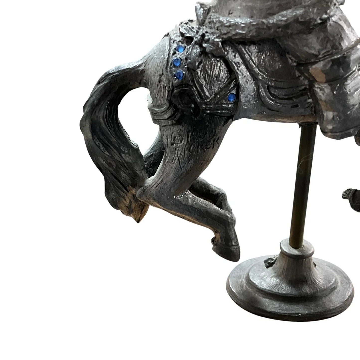Michael Ricker Limited Edition 217 Christmas Pewter "A Christmas Ride." 