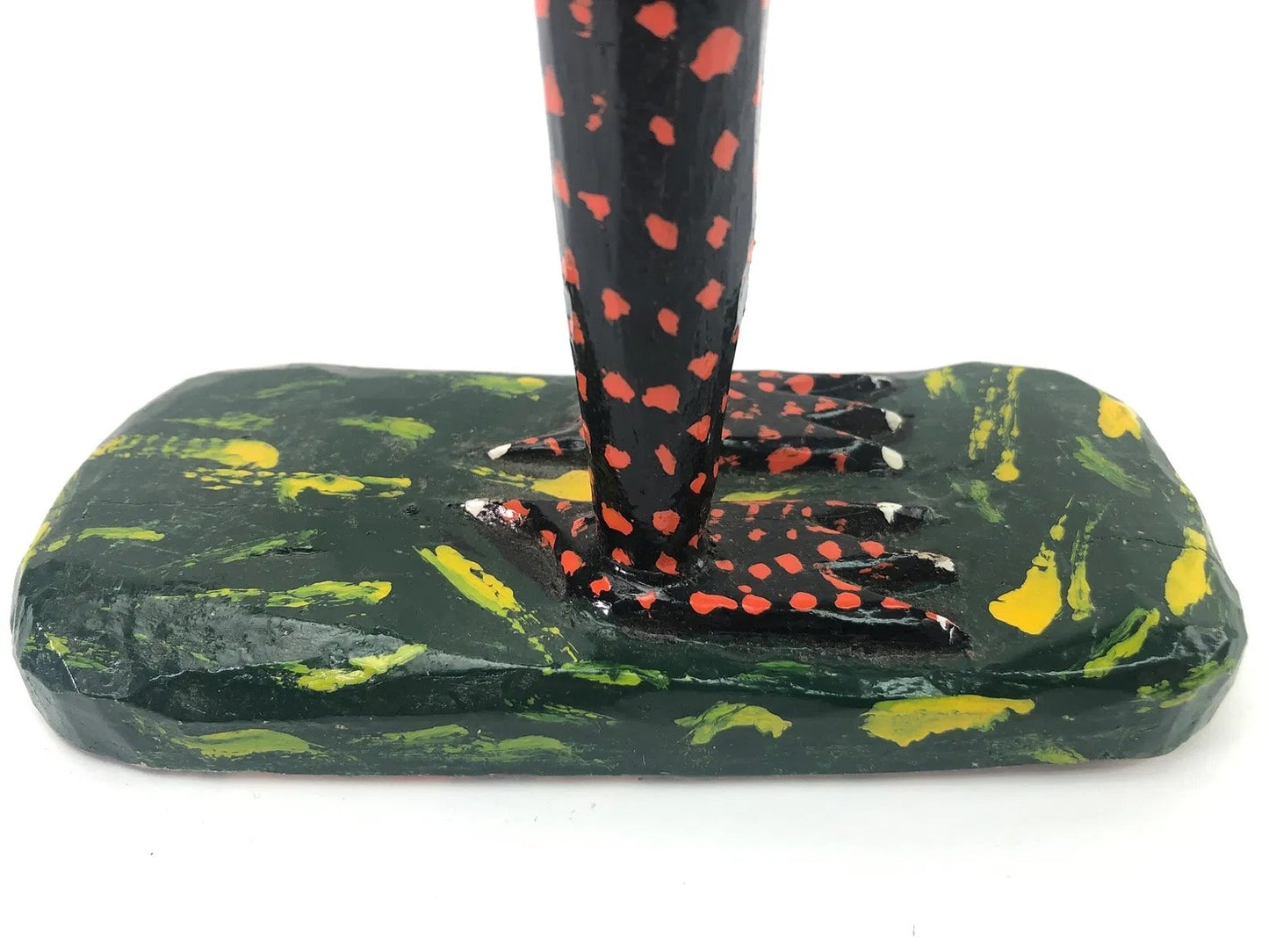 Freddy Acuna Costa Rican Folk Art Fertility Statue – Hand Carved Wood, 19”