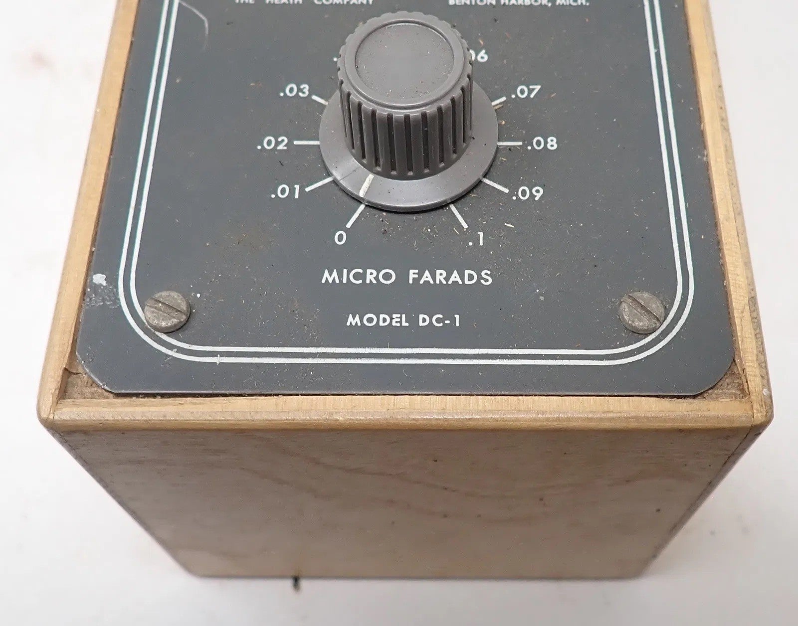 Vintage Heathkit DC-1 Decade Capacitor Box | Condenser Tuning Box ~ Untested