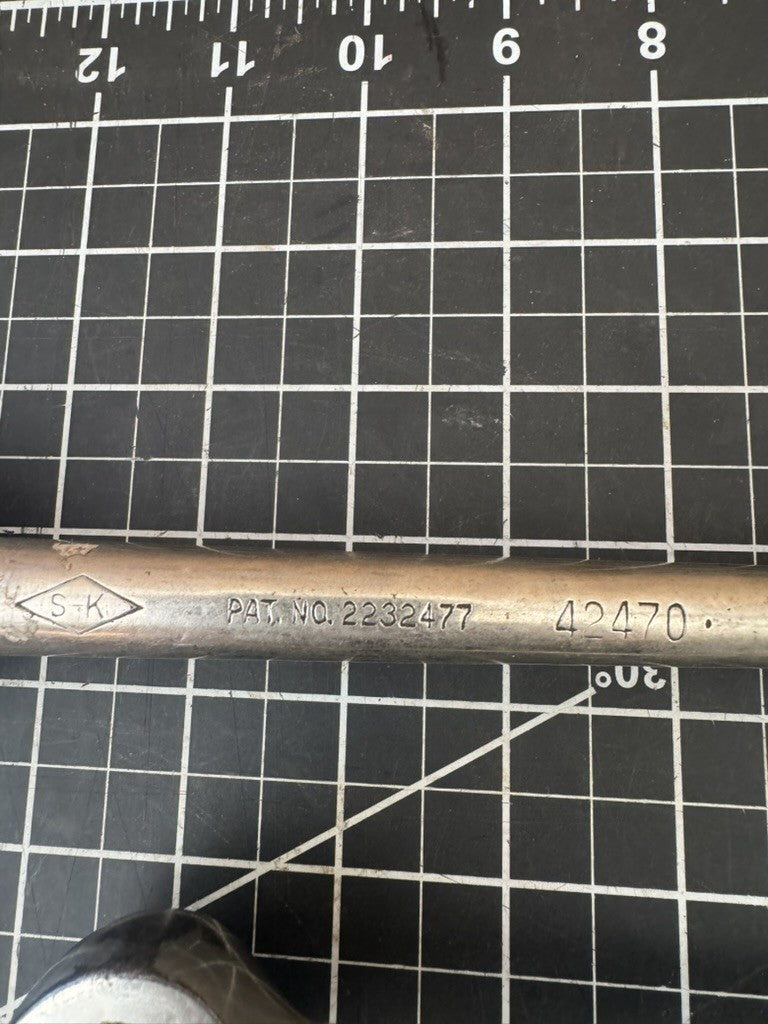 Lot of 3 Vintage S-K Tools – Ratchets & Flex Head Breaker Bar – USA