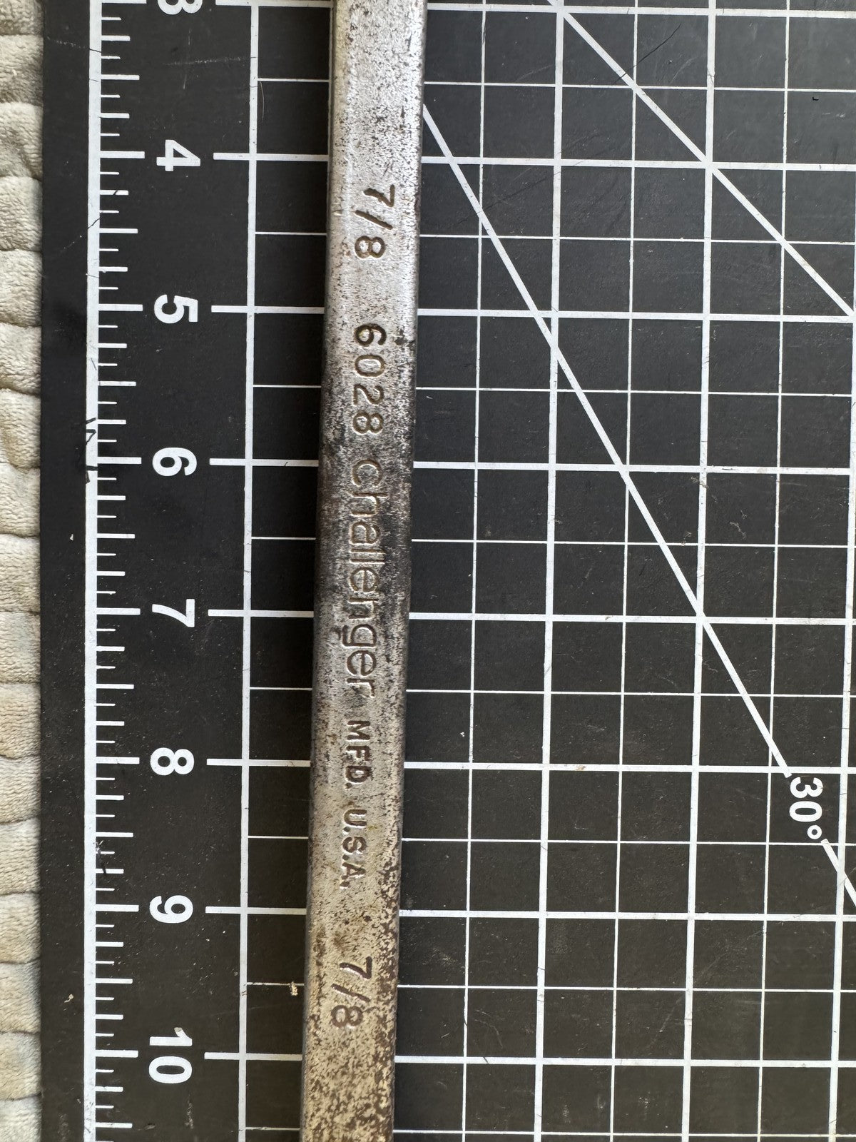 Vintage CHALLENGER 7/8" Combination Wrench 12 Point Part #6028 – USA Made