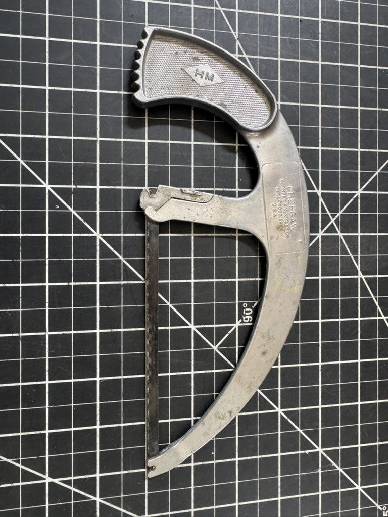 Vintage Hornsby & McKinley ChefSaw – Hollywood, CA USA – Butcher / Meat Saw