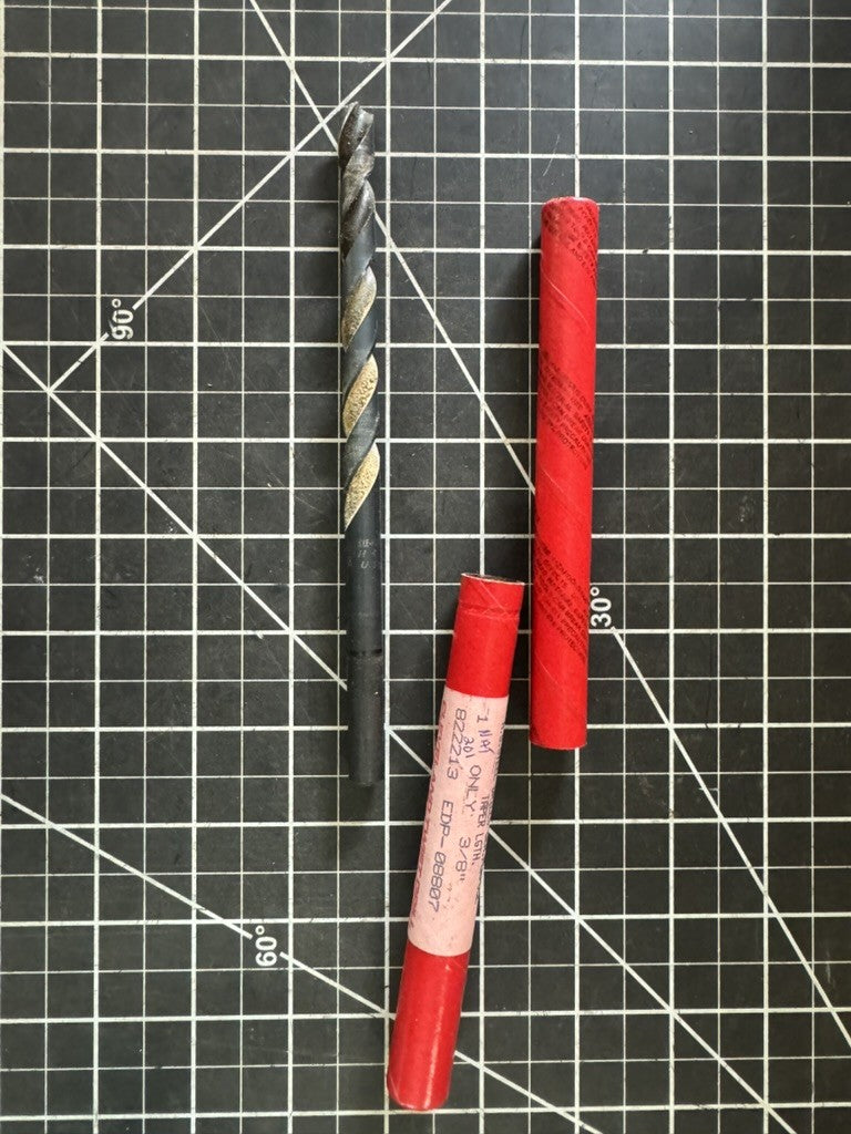 Lot of 2 Vintage Drill Cases – Cleveland No. 2510 (3/8”) & National No. 208