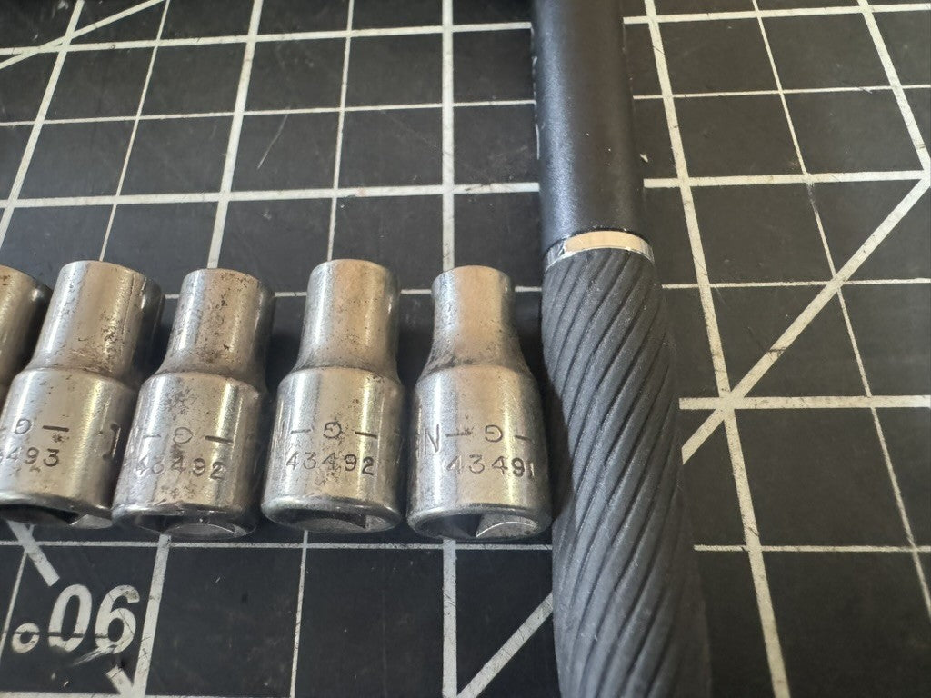 Vintage Craftsman G-Series Socket Set – SAE & Metric – 28pc – USA