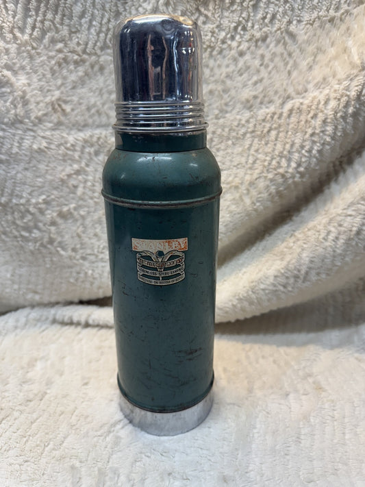 Vintage 1950s Stanley SuperVac Thermos – Heavy Duty, “It Will Not Break”