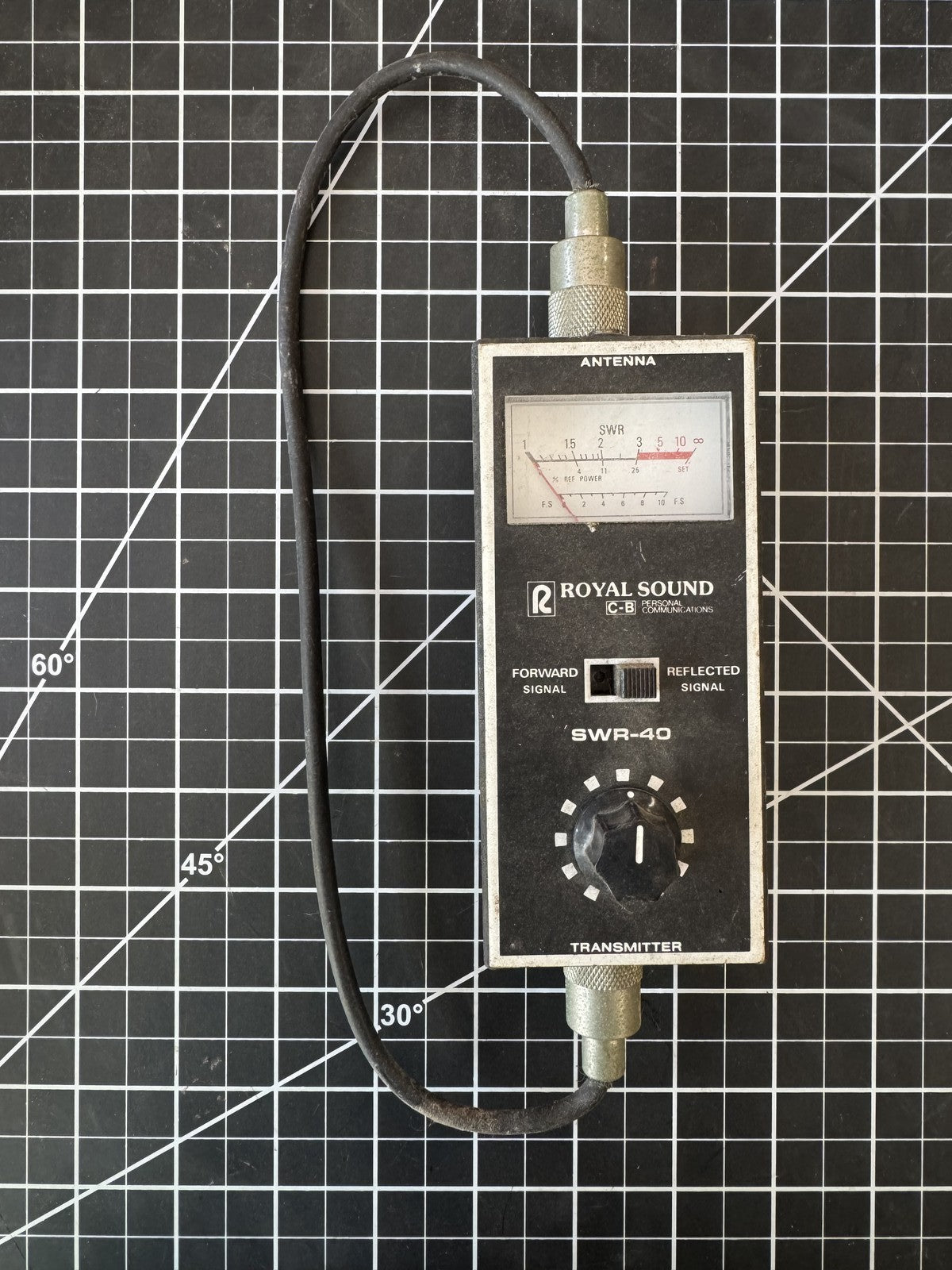 ROYAL SOUND SWR-40 SWR/Power Meter – CB, HF, Ham Radio Use