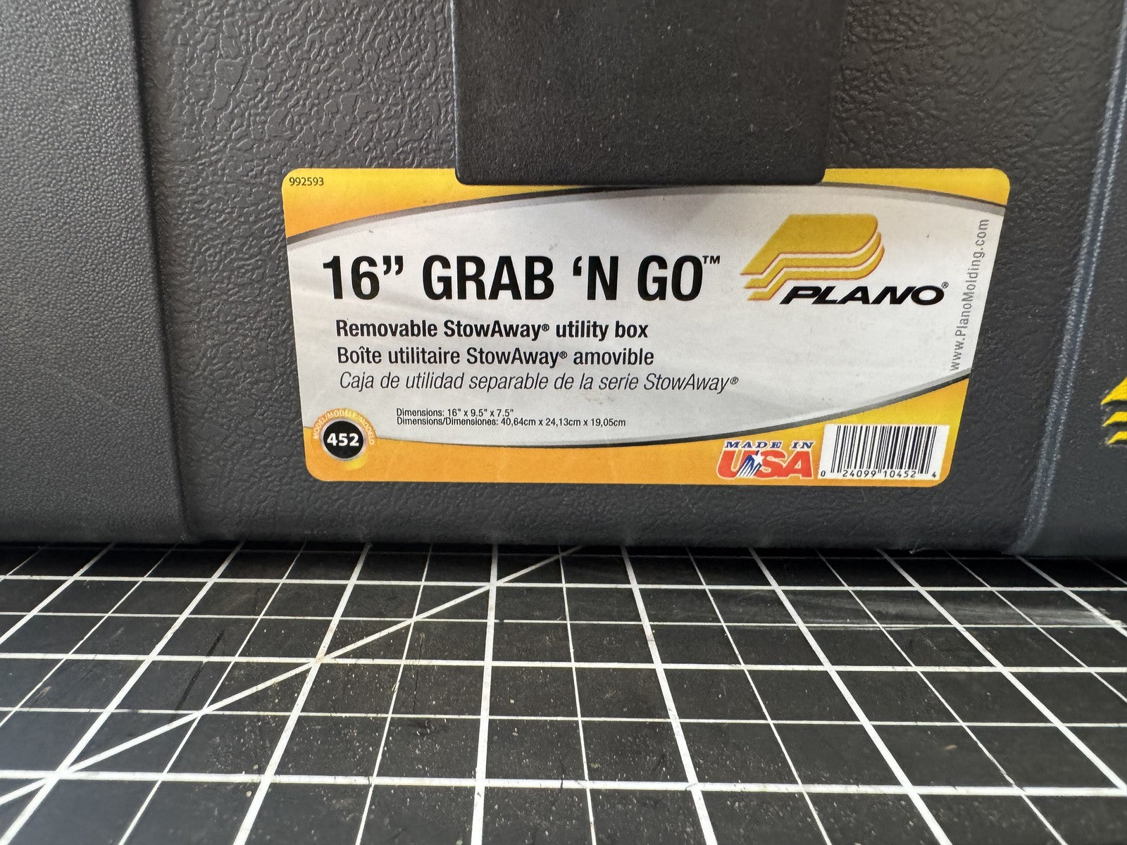 Plano 16” Grab ’N Go Utility Box – Removable Tray, Gently Used