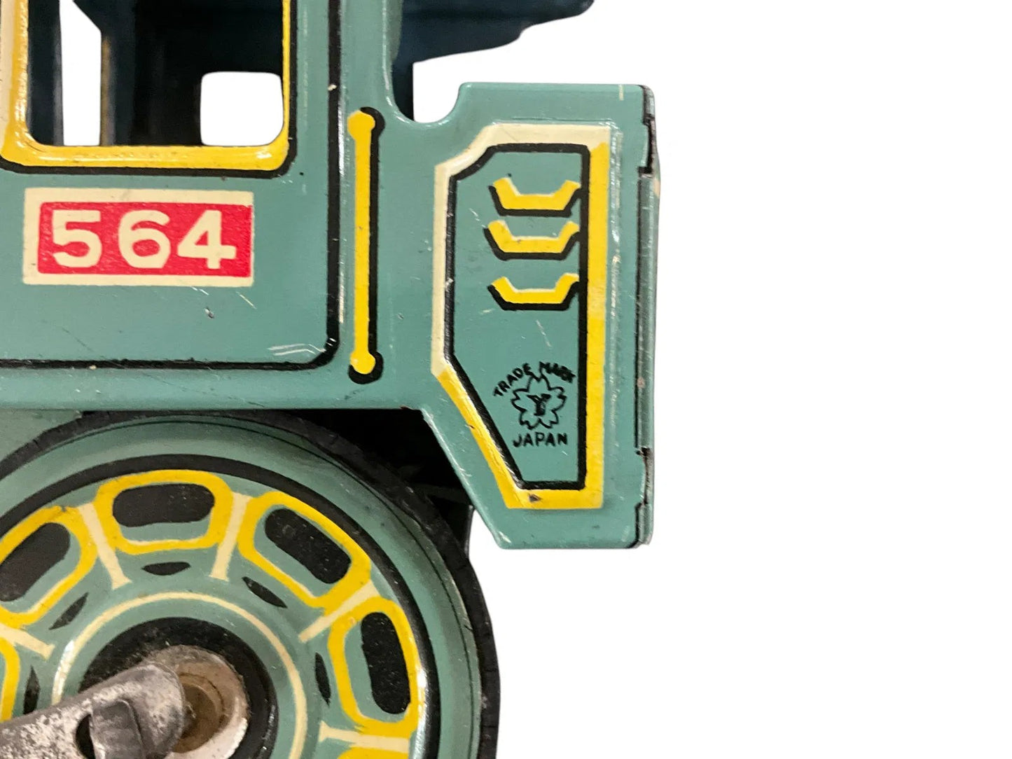 Two Wind-Up Trains and a Lithographed Tin Locomotive Vintage 1950's(?)