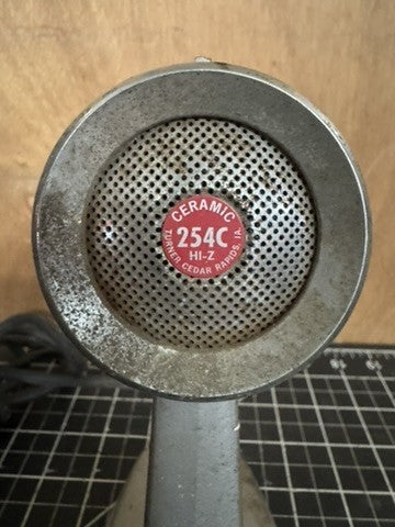 Vintage 1950s Turner 254C Chrome CB / Ham Radio Microphone – Art Deco MCM