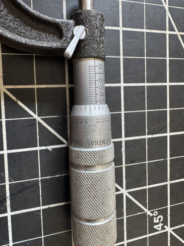 Vintage Central Tool Co. Supreme Micrometer 0–1”