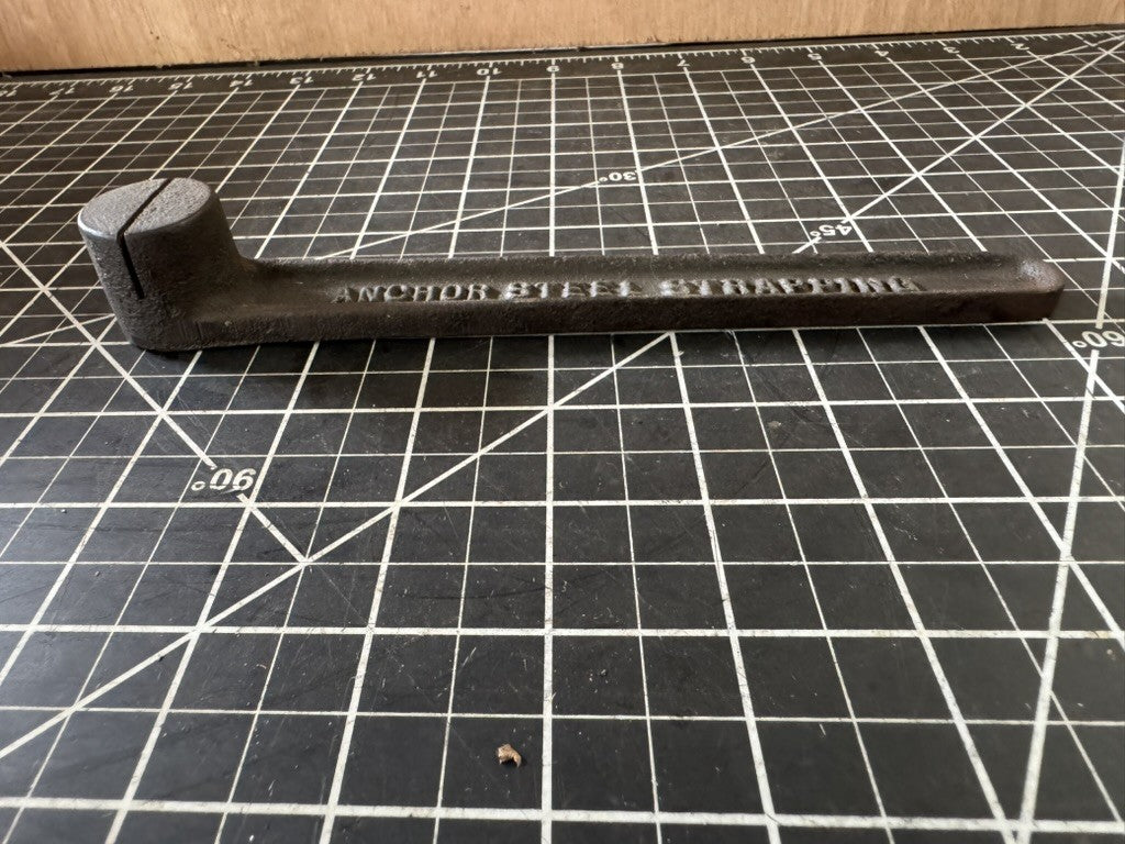 Vintage Anchor USA Strapping Tool – 8” Anchor Steel – Collectible