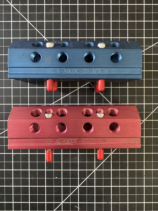 Set of 2 Cito Hydraulic Valve Manifolds IM4-6-ABCDE-20-1/4-N