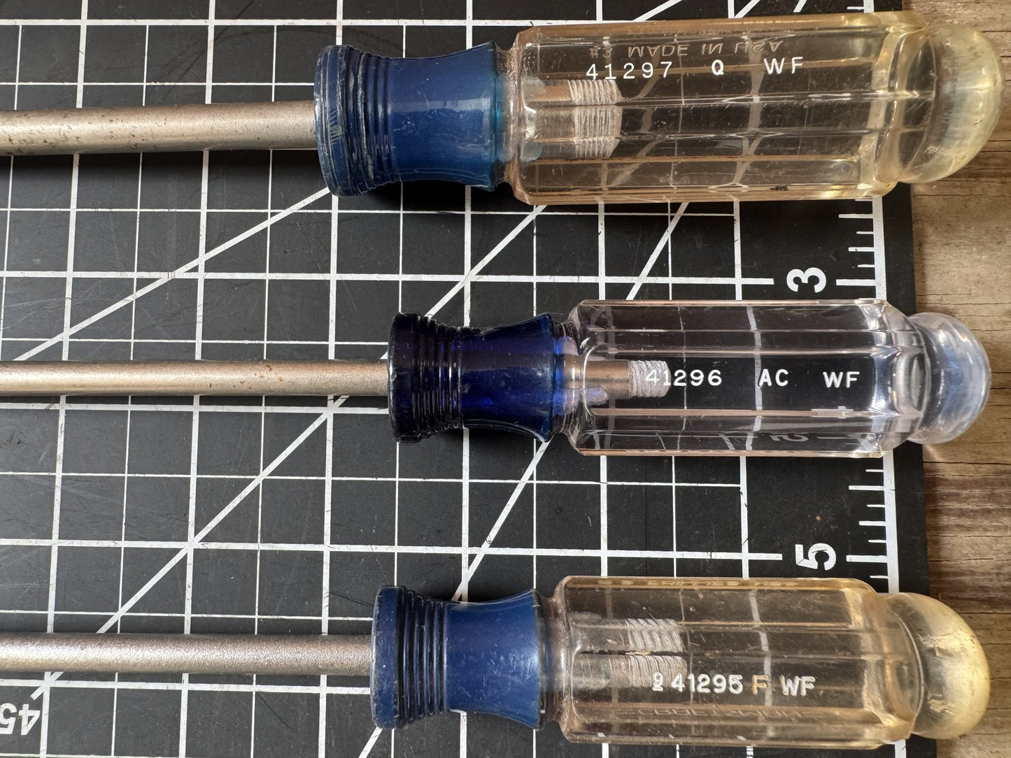 Craftsman USA Blue-Clear Screwdriver Lot – 6pc Phillips Head Set, 41297–4118