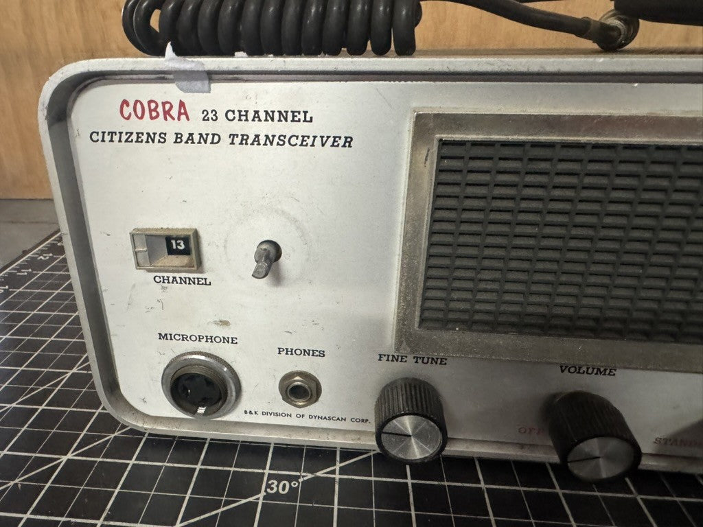 Cobra Cam 88 23-Channel CB Radio Transceiver w/ Microphone – Untested