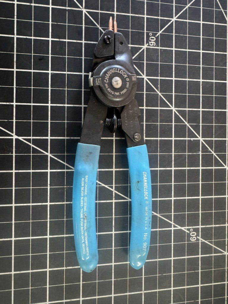 Channellock 907 Convertible Snap Ring Pliers – Inner & Outer – Made in USA