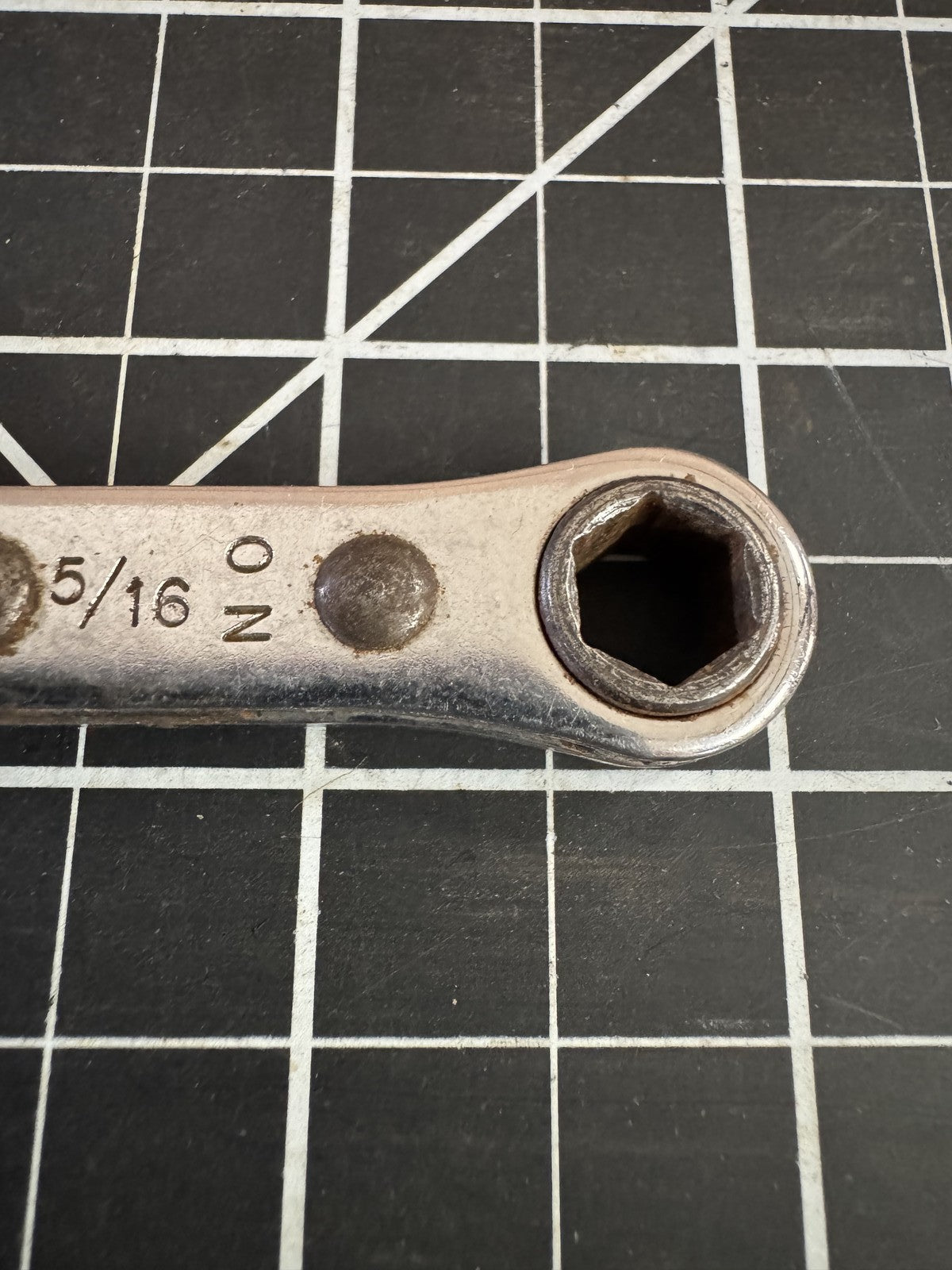 Snap-on R810S Ratcheting Box Wrench 1/4” x 5/16” 6-Point USA | Vintage Tools